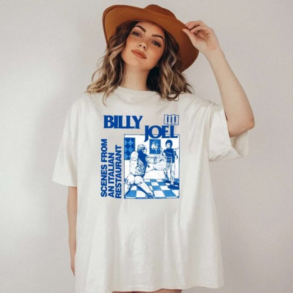 Billy Joel Vintage Shirt Scenes From An Italian Restaurant T-Shirt